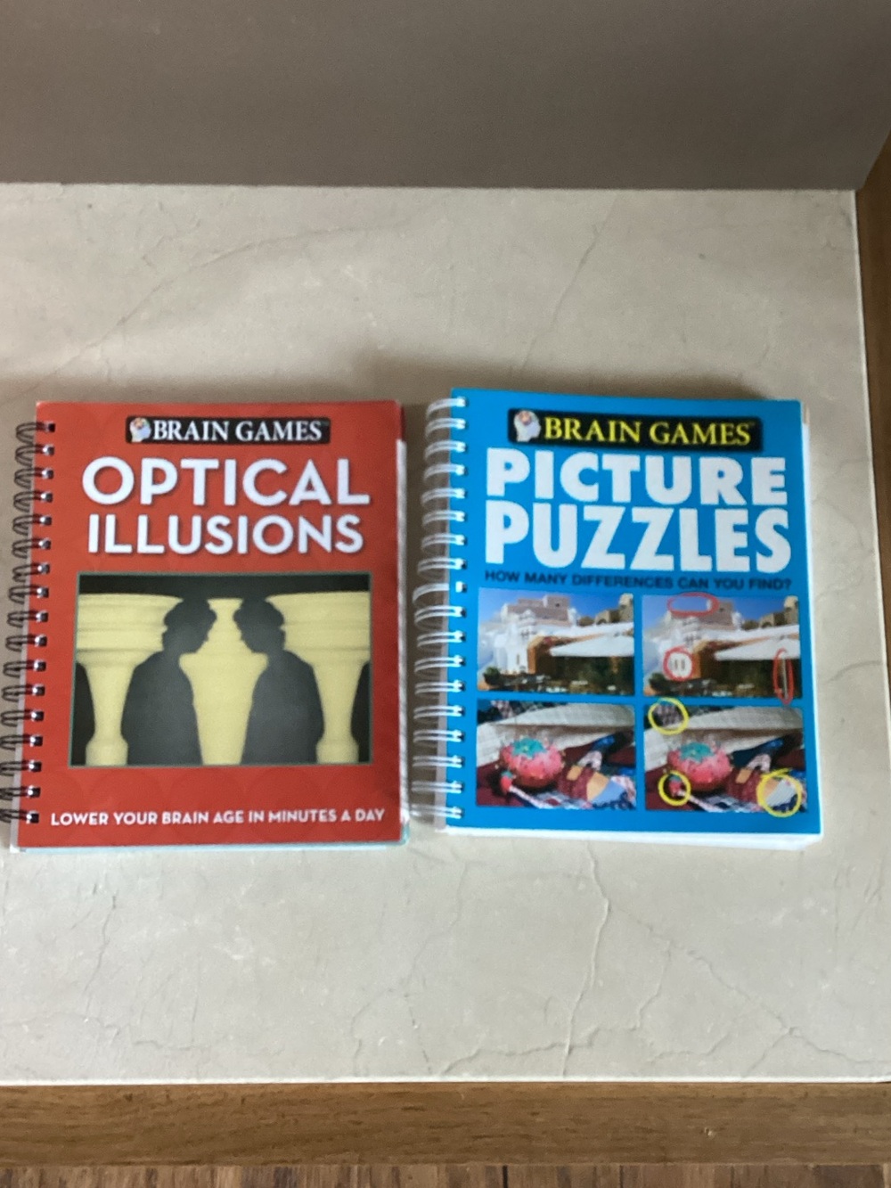 Brain Games Picture Puzzles & Optical Illusions puzzle books